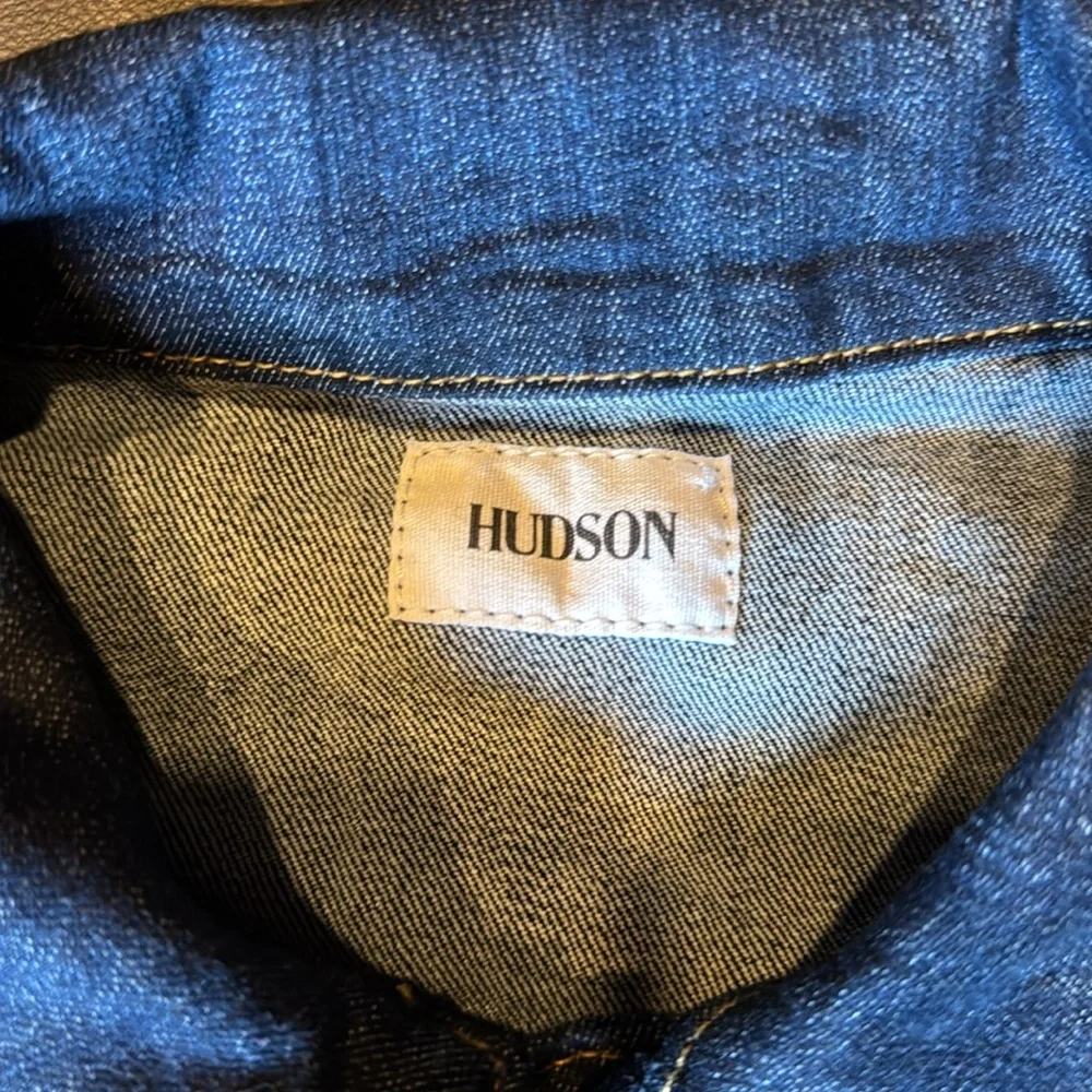 ⭐️NWT⭐️Hudson The Signature Blue Jean Jacket Size Medium - Picture 9 of 9